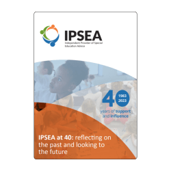 Image of front cover of IPSEA at 40: reflecting on the past and looking to the future