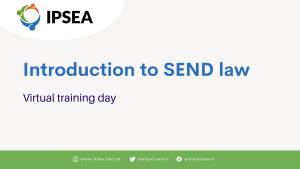 Introduction to SEND Law: 30th September